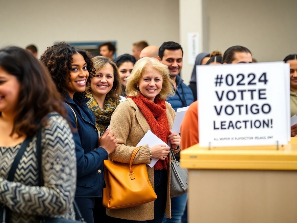 Votanti diversificați la o secție de votare.